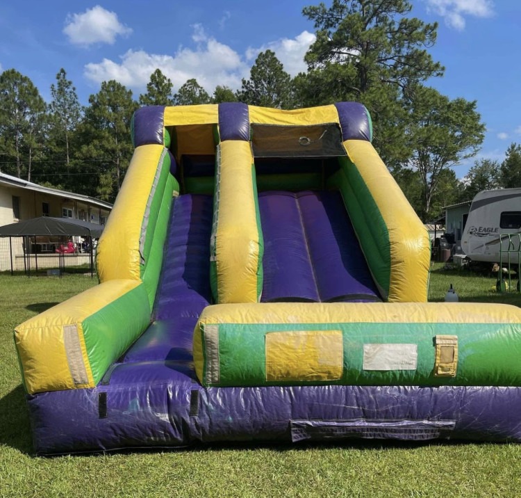 Mardi Gras water slide